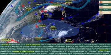 El frente frío 13 se extenderá sobre el norte y noreste del país