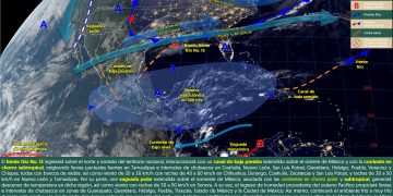 El frente frío 13 podría generar lluvias fuertes en el norte y centro del país