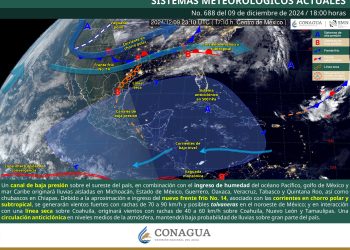 ¡Abrígate bien! El frente frío 14 afectará el norte y centro del país