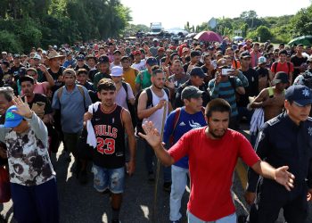 Sale nueva caravana migrante del sur de México