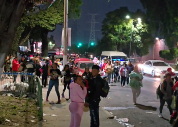 Peregrinos paralizaron el tránsito en accesos del Edomex