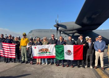 Arriban a Los Ángeles, aviones mexicanos con ayuda humanitaria