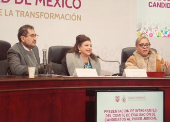 Clara Brugada presenta comité de evaluación para registro de aspirantes a la elección judicial en la CDMX