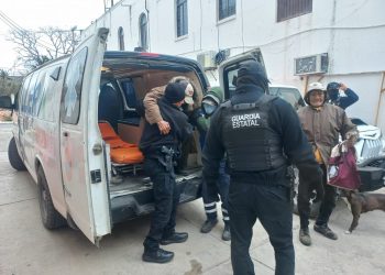 Policías de Tamaulipas recorren el Estado para rescatar a personas del frío
