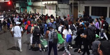 Parte la primera caravana desde el sur de México bajo la segunda presidencia de Trump