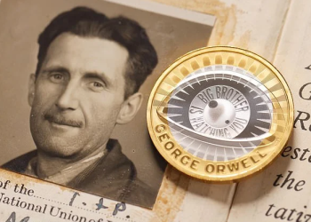 R.Unido recordará los 75 años de la muerte de George Orwell con una moneda conmemorativa