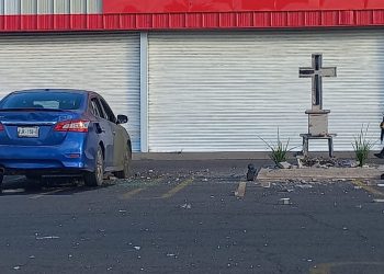 Con explosivo destruyen el cenotafio del hijo de “El Chapo” Guzmán en Culiacán