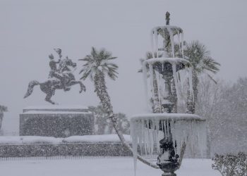 La nieve sorprende a Florida y Luisiana, y el frío intenso se apodera del noreste de Estados Unidos