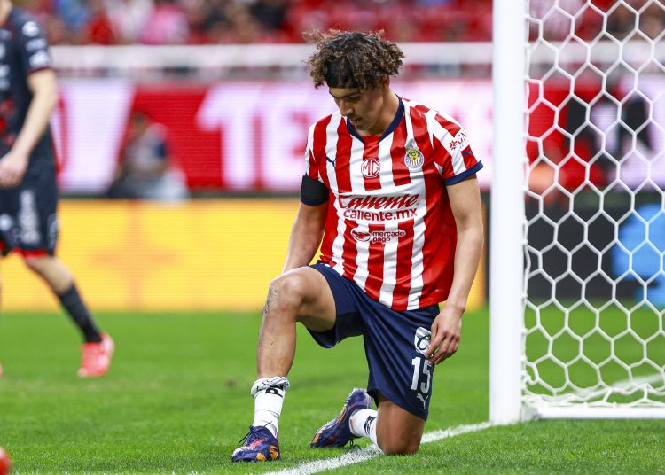 Erick Gutierrez of Guadalajara  during the 6th round match between Guadalajara and Tijuana as part of the Liga BBVA MX, Torneo Clausura 2025 at Akron Stadium, on February 09, 2025 in Guadalajara, Jalisco, Mexico.