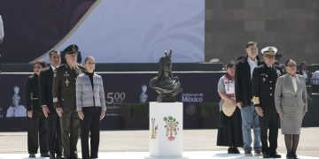 Sheinbaum encabeza funerales por los 500 años de la ejecución del emperador Cuauhtémoc