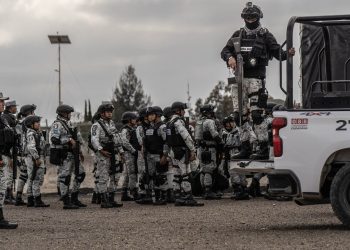 Llegan los primeros 300 elementos de la guardia nacional a vigilar la frontera de Tamaulipas