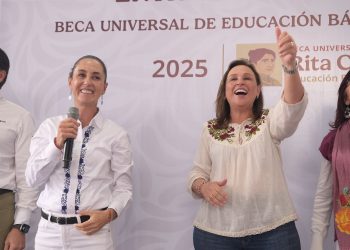 “Beca Rita Cetina” hace justicia a niñas y niños de educación básica resalta Claudia Sheinbaum