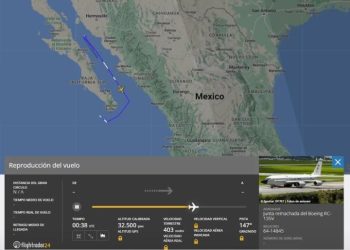 Defensa Nacional confirma sobrevuelo de un avión militar de Estados Unidos cerca de Sinaloa