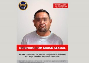 Detienen al agresor de mujer mordida en glúteo en Guanajuato