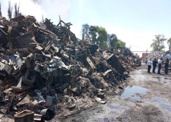 Avanza un 70% control de incendio en Xonacatlán