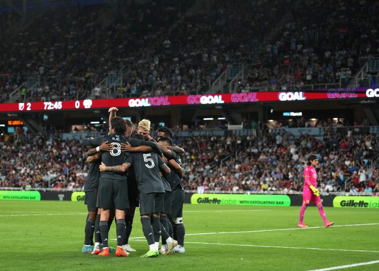 during the game All-Stars of MLS All Star vs Liga BBVA MX All-Star, at Allianz Field Stadium, on August 10, 2022.

durante el partido All-Stars of MLS All Star vs Liga BBVA MX All-Star, en el Allianz Field Stadium, el 10 de Agosto de 2022.
