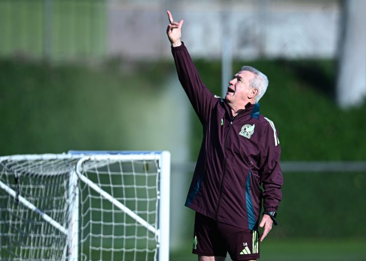 Javier Aguirre head coach during the Training Session of the Mexican National Team (Mexico), prior to the Final Four of the Concacaf Nations League 2024-2025 against Panama, at Facilities dignity health sports park, on March 22, 2025 in Carson, California, United States.