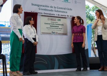 Sheinbaum inaugura planta eléctrica y rechaza dependencia de inversionistas extranjeros