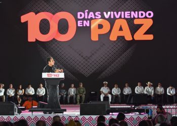 Gobernador de Chiapas, rinde informe de sus primeros 100 días de gobierno