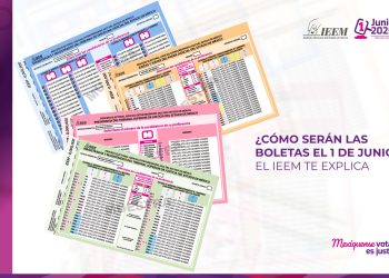 Así serán las boletas para la elección judicial en el Edomex