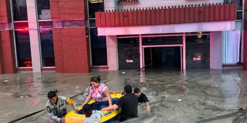 Reynosa amanece bajo el agua