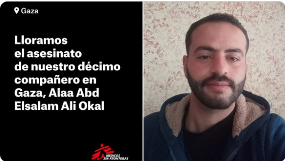 Trabajador de MSF muere en bombardeo