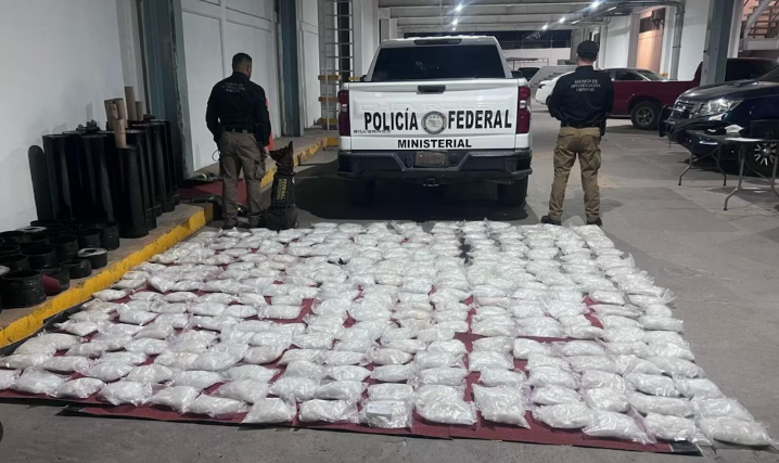 aseguran 41 kilogramos de metanfetaminas en sonora