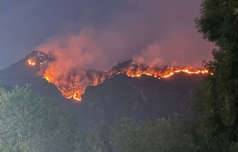 Incendio en Tempoztlán