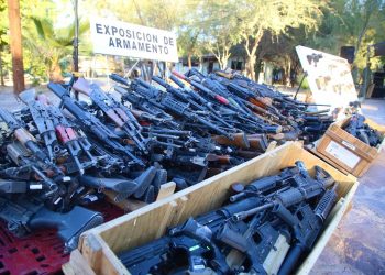 Destruyen más de mil armas de fuego y 187 mil cartuchos en Sonora