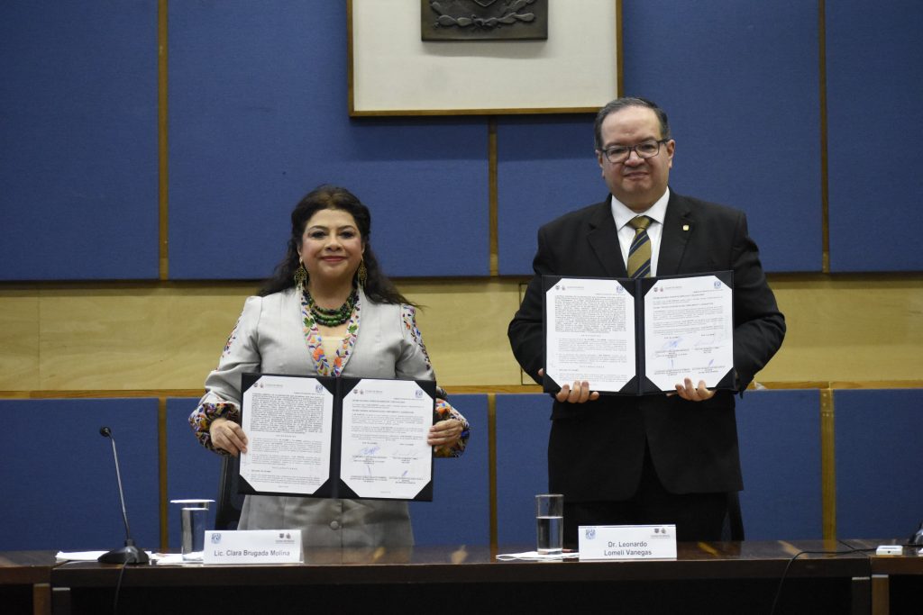 La UNAM y el Gobierno de la CDMX firman convenio 
