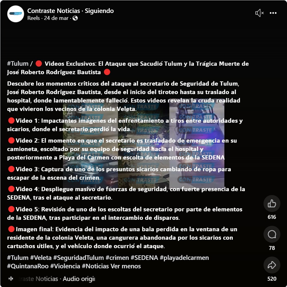 Asesinato en Tulum