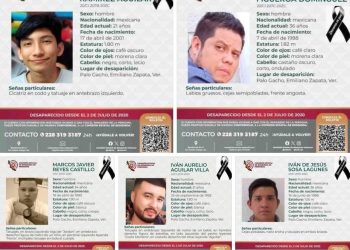 Veracruz: Localizan cuerpos de jóvenes desaparecidos en 2020