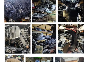 Aseguran 15 toneladas de autopartes en la CDMX