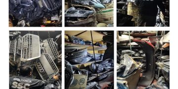 Aseguran 15 toneladas de autopartes en la CDMX