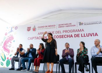 Asegura Clara Brugada que en la Ciudad de México hay un buen manejo del agua