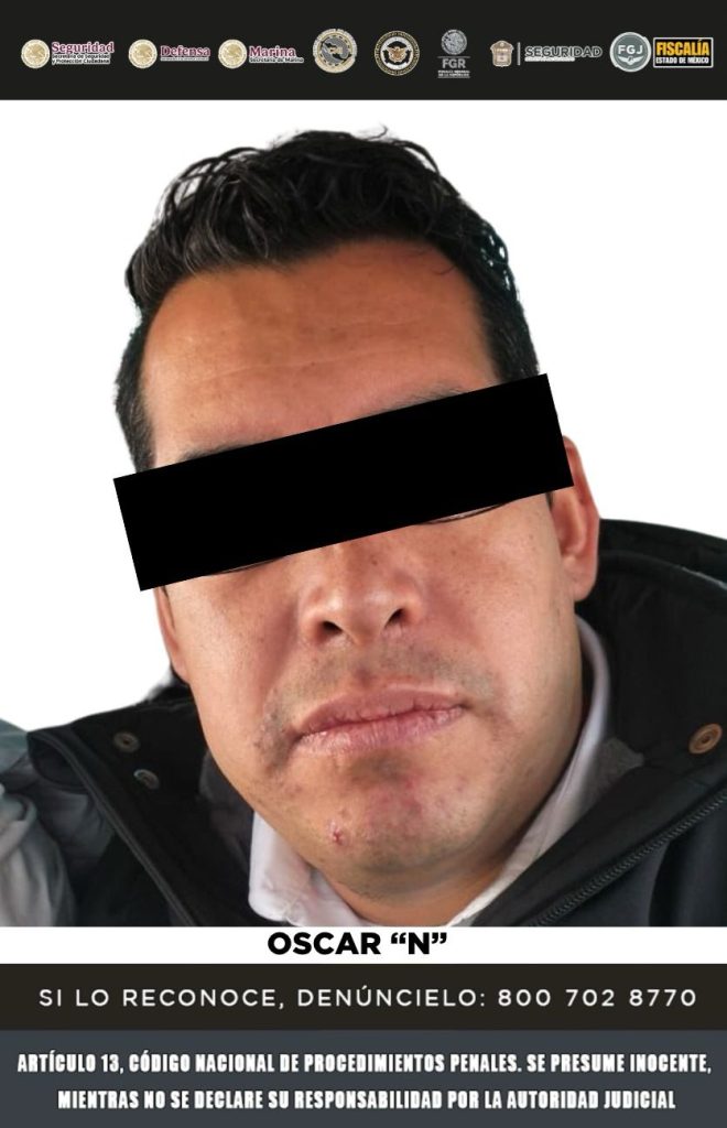 Exdirector de seguridad de Chicoloapan detenido
