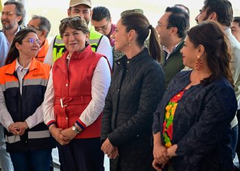 Supervisan obras del Trolebús Elevado Santa Martha-Chalco