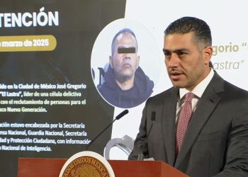 García Harfuch presenta informe sobre detención de “El Lastra”