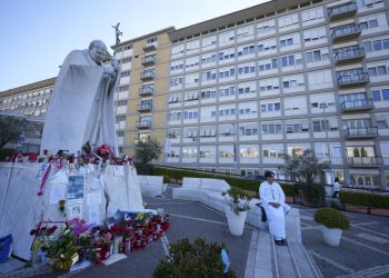Hospital Gemelli en Roma donde el Papa Francisco se encuentra hospitalizado