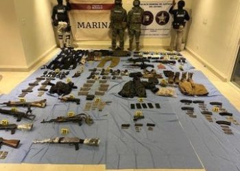 Capturan objetivo criminal en Sonora y aseguran arsenal