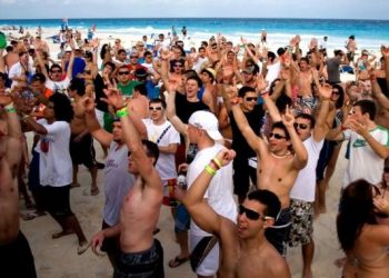 Disminuye afluencia de Spring Break a Cancún
