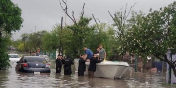 Reynosa: Rescatan a personas atrapadas por inundaciones
