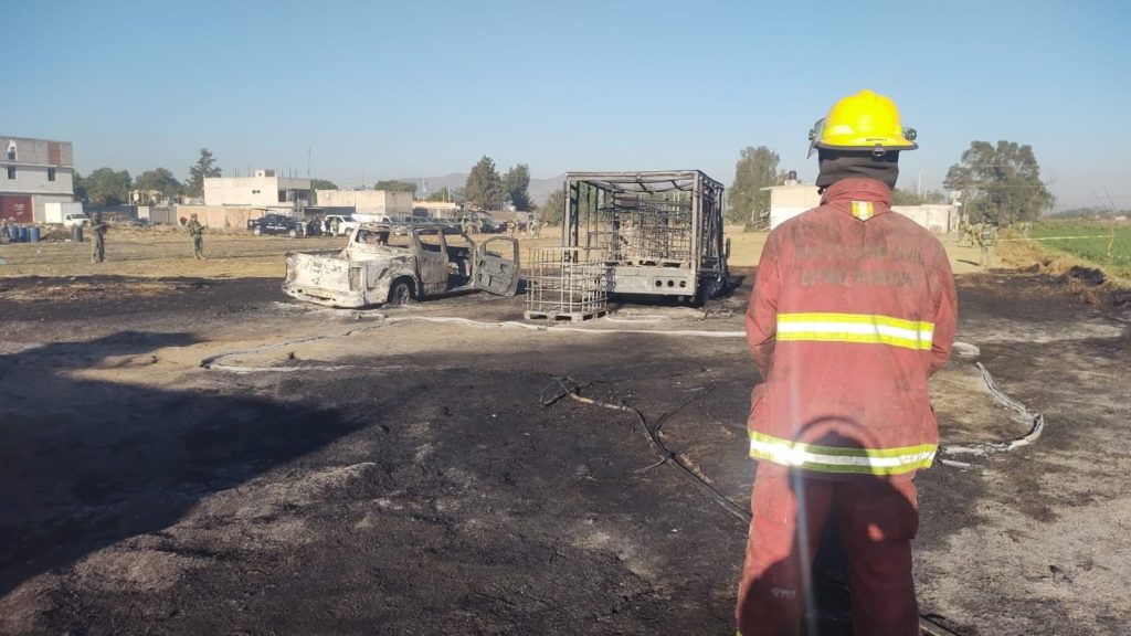 toma clandestina en Teoloyucan