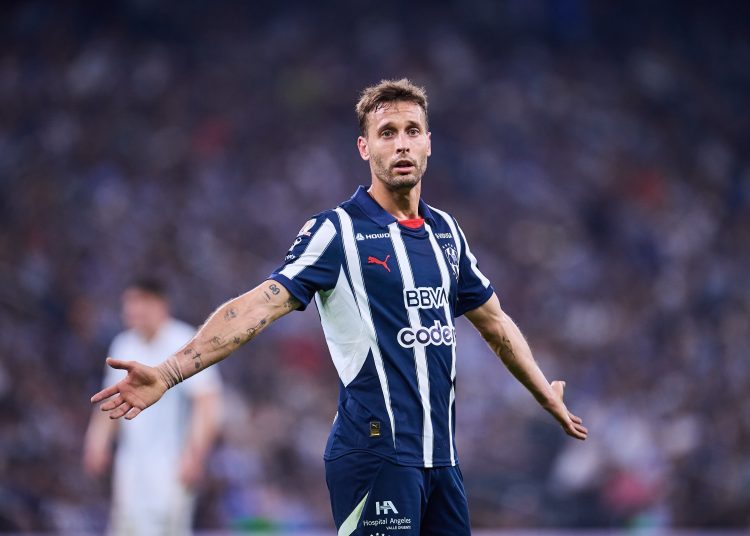 Sergio Canales of Monterrey during the 13th round match between Monterrey and Tijuana as part of the Liga BBVA MX, Torneo Clausura 2025 at BBVA Bancomer Stadium, on March 29, 2025 in Monterrey, Nuevo Leon, Mexico.