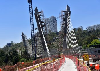 Puente atirantado de tren “El Insurgente” protege reserva ecológica