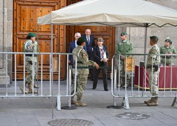Delfina Gómez se reúne con el Gabinete de Seguridad Federal en Palacio Nacional