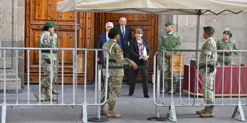 Delfina Gómez se reúne con el Gabinete de Seguridad Federal en Palacio Nacional