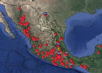México registra 123 incendios forestales activos