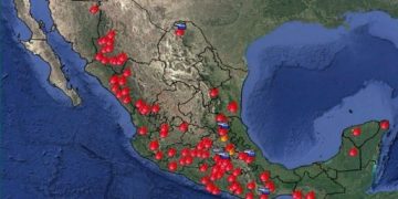 México registra 123 incendios forestales activos