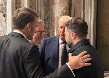 Encuentro positivo entre Macron, Trump, Zelenski y Starmer